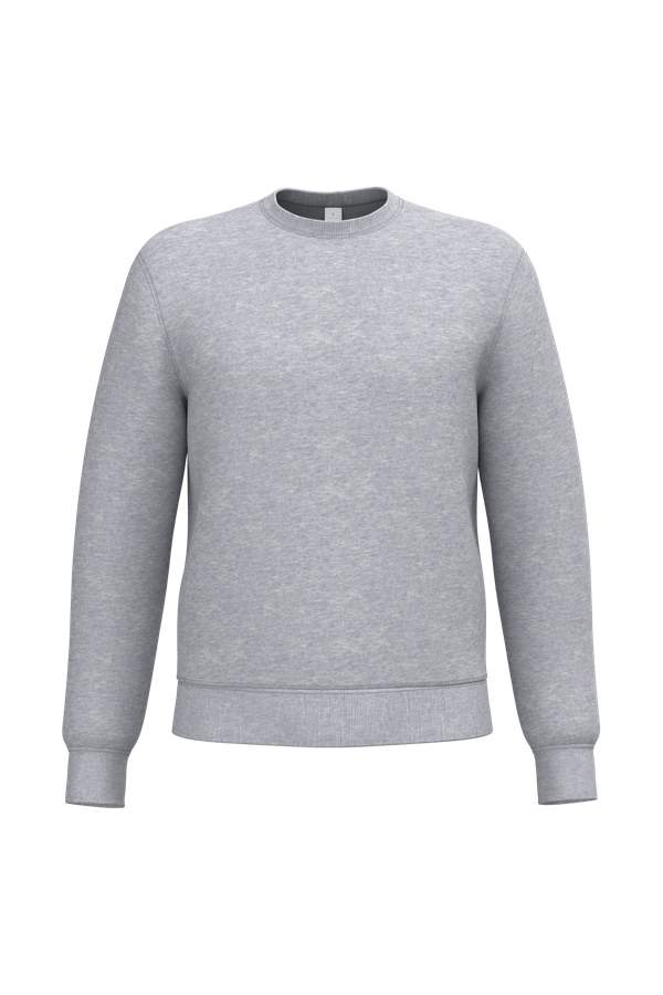 Sweat-shirt col rond unisexe Ideal Oxford Grey iDeal Basic Brand