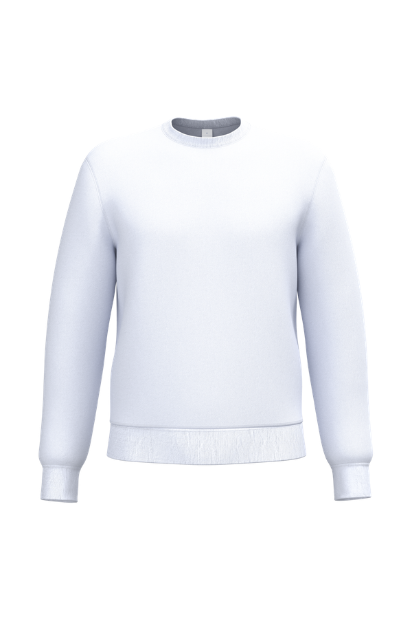 Sweat-shirt col rond unisexe Ideal White iDeal Basic Brand