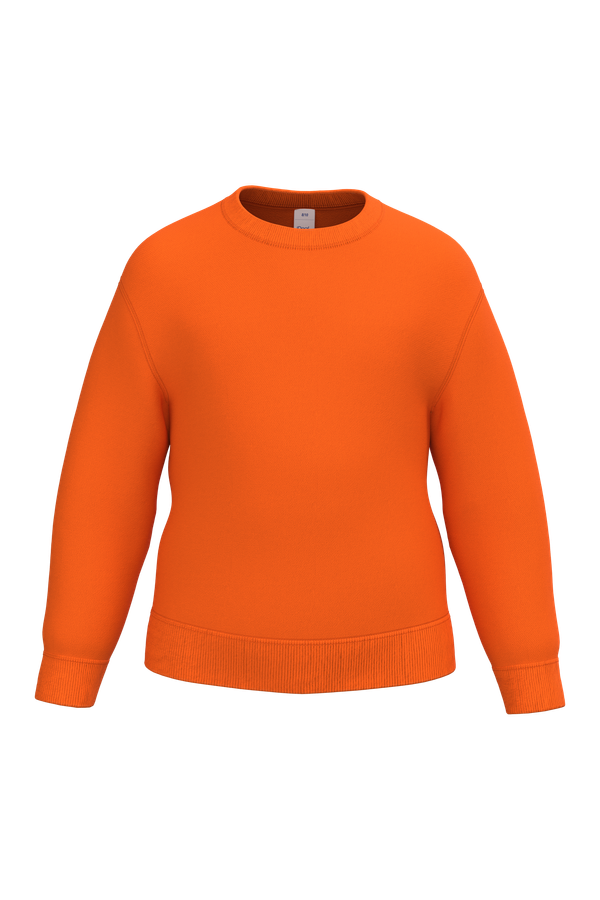 Sweat-shirt col rond enfant Ideal Orange iDeal Basic Brand