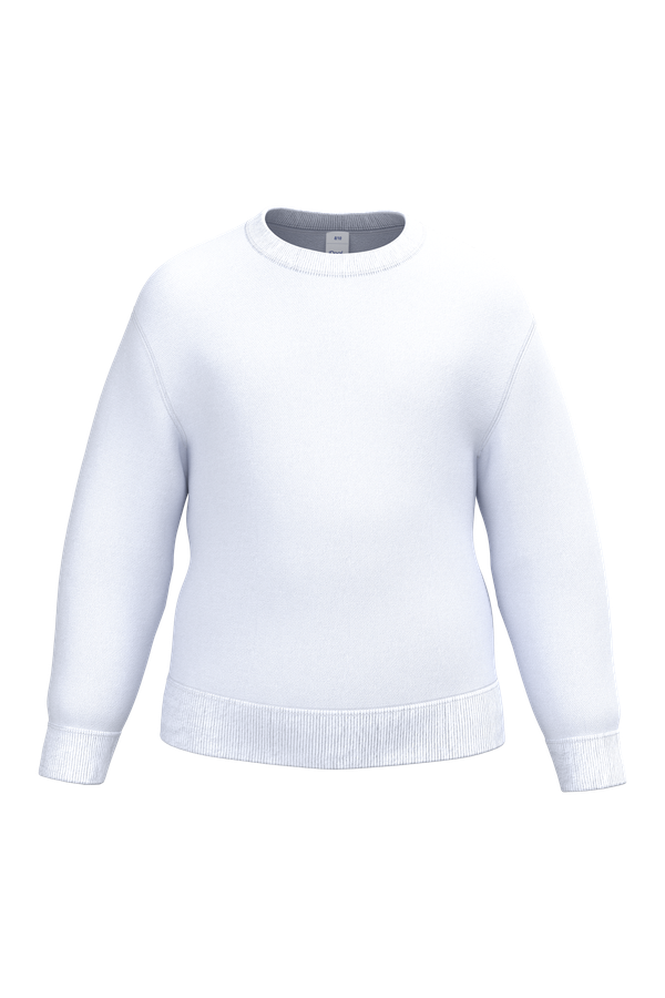 Sweat-shirt col rond enfant Ideal White iDeal Basic Brand