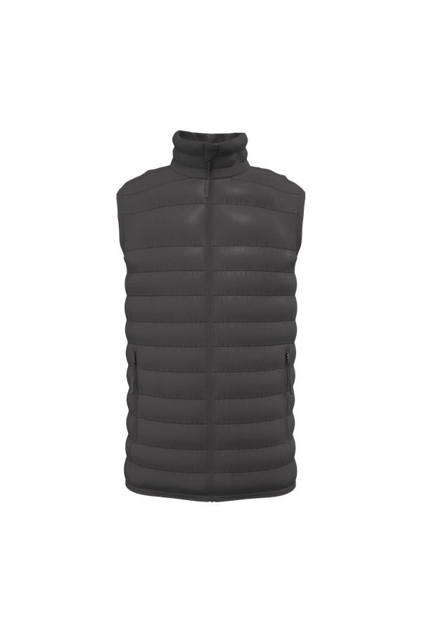 Bodywarmer matelassé homme Dark Grey iDeal Basic Brand