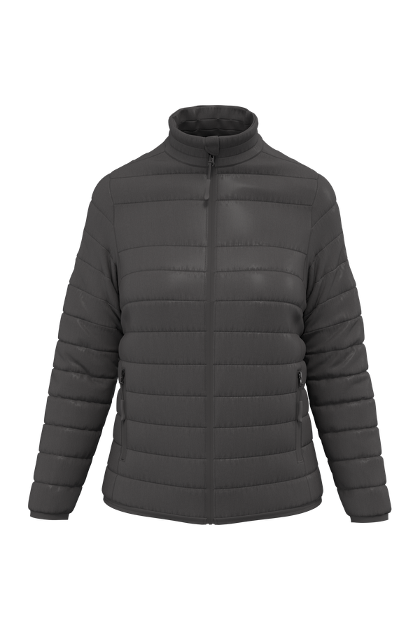 Doudoune matelassée femme Dark Grey iDeal Basic Brand