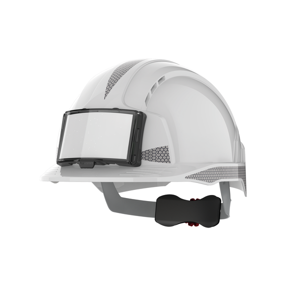 Casque de sécurité EVOLite® avec porte badge White JSP