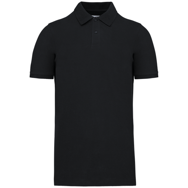 Polo piqué Bio180 homme Black Kariban