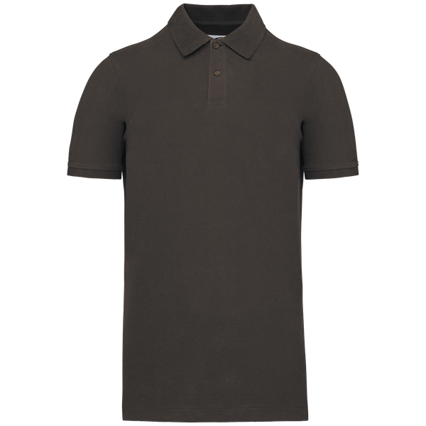 Polo piqué Bio180 homme Dark Grey Kariban