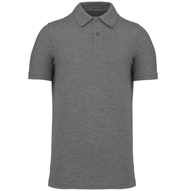 Polo piqué Bio180 homme Grey Heather Kariban