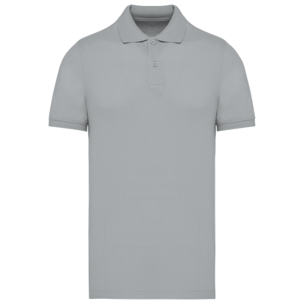 Polo piqué Bio180 homme Snow Grey Kariban
