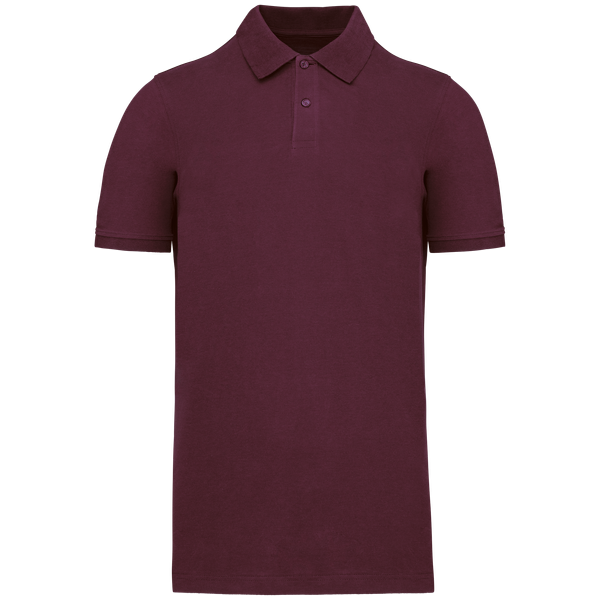 Polo piqué Bio180 homme Wine Kariban