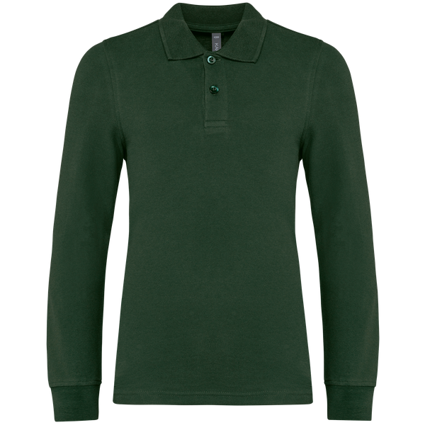 Polo manches longues enfant Forest Green Kariban