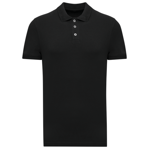 Polo piqué manches courtes homme Black Kariban