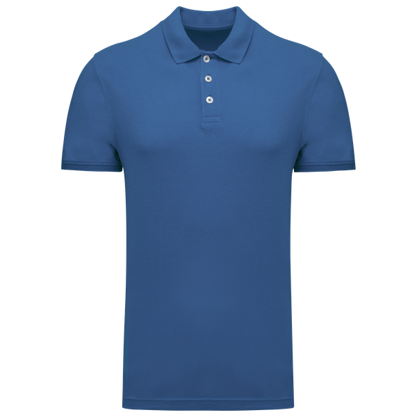 Polo piqué manches courtes homme Light Royal Blue Kariban