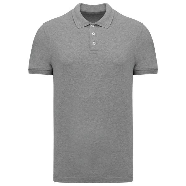 Polo piqué manches courtes homme Oxford Grey Kariban