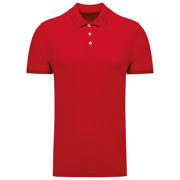 Polo piqué manches courtes homme Red Kariban