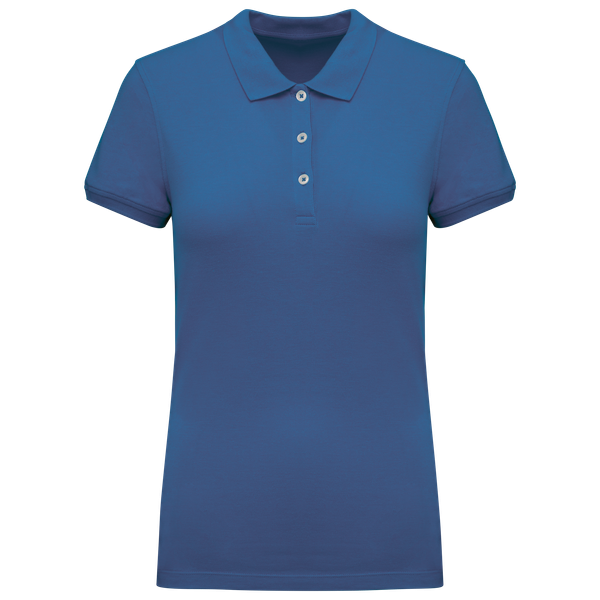 Polo piqué manches courtes femme Light Royal Blue Kariban