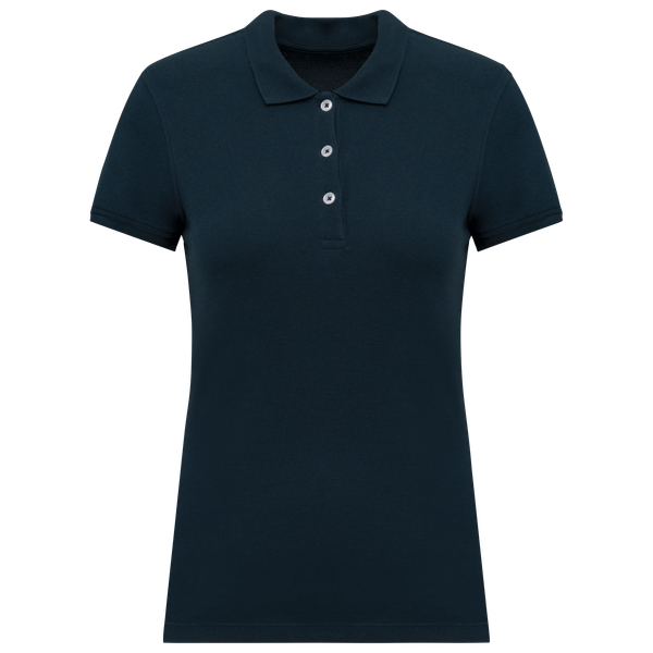Polo piqué manches courtes femme Navy Kariban