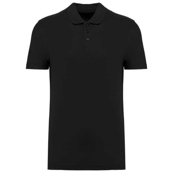 Polo piqué unisexe Black Kariban