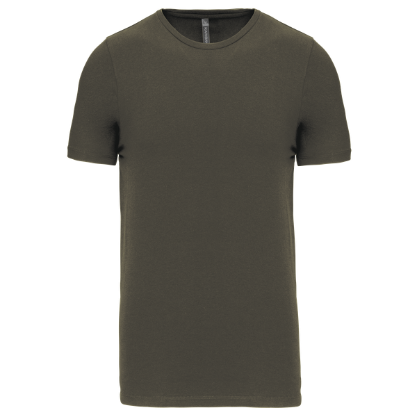 T-shirt col rond manches courtes homme Dark Khaki Kariban