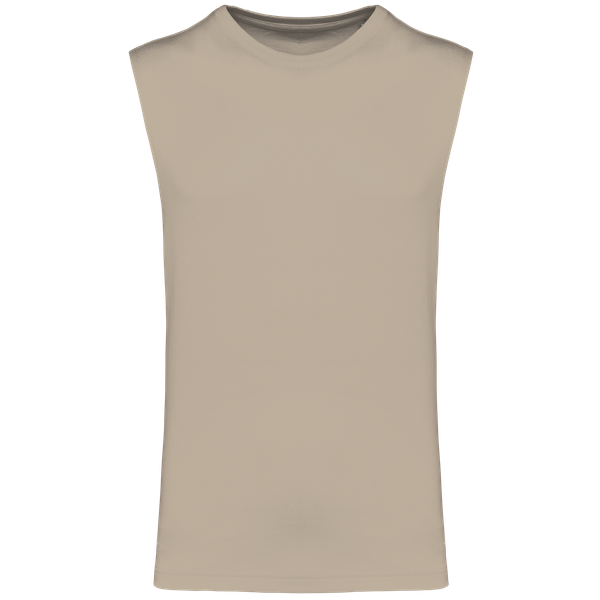 T-shirt sans manches écoresponsable homme Light Sand Kariban
