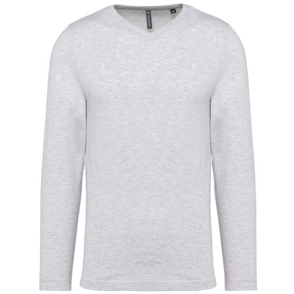 T-shirt col V manches longues Royal Blue Kariban