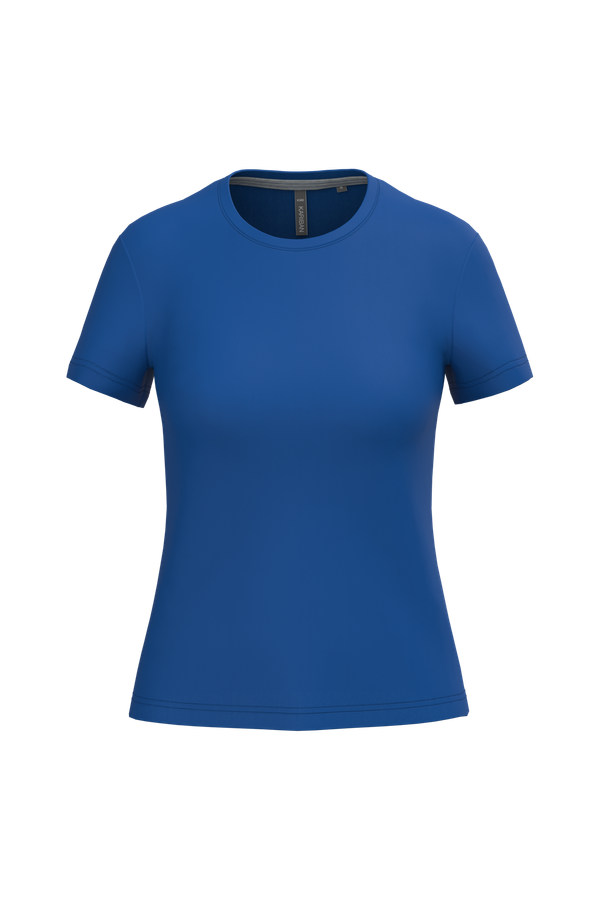 T-shirt col rond manches courtes femme Royal Blue Kariban
