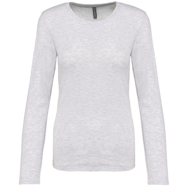 T-shirt col rond manches longues femme Royal Blue Kariban