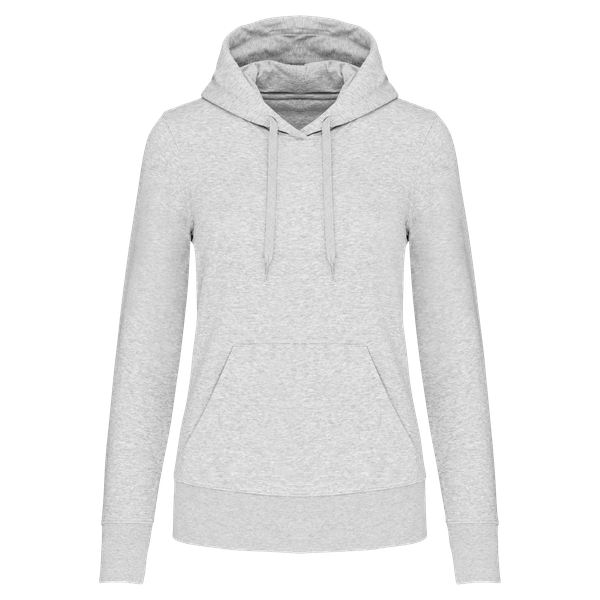 Sweat-shirt écoresponsable à capuche femme Ash Heather Kariban