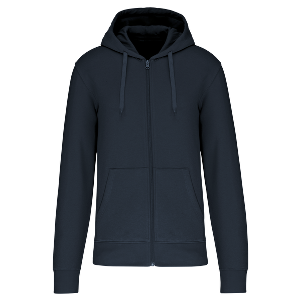 Sweat-shirt écoresponsable zippé à capuche homme Navy Kariban