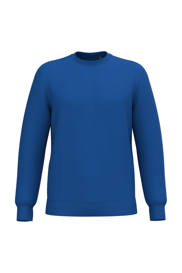Sweat-shirt recyclé col rond unisexe Royal Blue Kariban