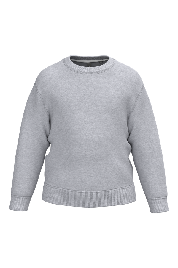 Sweat-shirt recyclé col rond enfant Oxford Grey Kariban