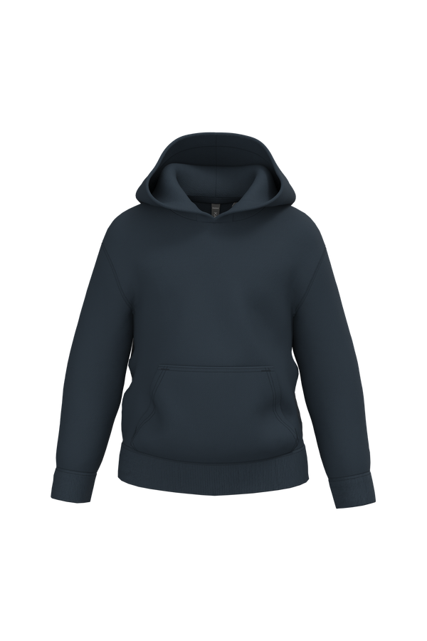 Sweat-shirt recyclé à capuche enfant Navy Kariban