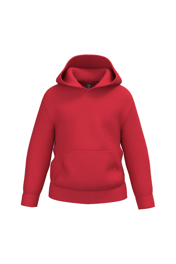 Sweat-shirt recyclé à capuche enfant Red Kariban