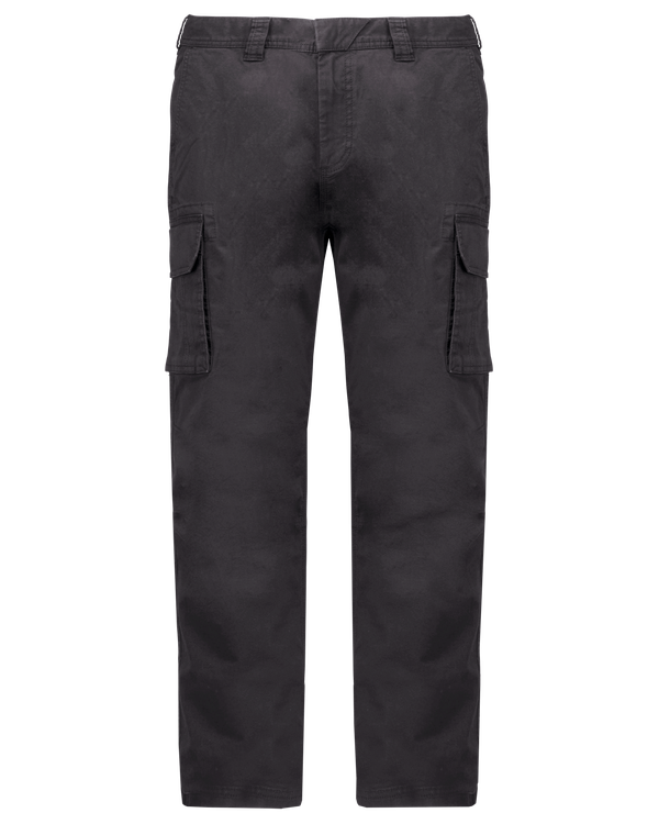 Pantalon multipoches homme Dark Grey Kariban