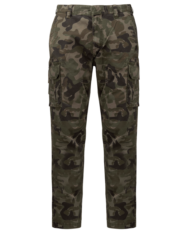 Pantalon multipoches homme Olive Camouflage Kariban