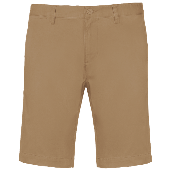 Bermuda chino homme Camel Kariban