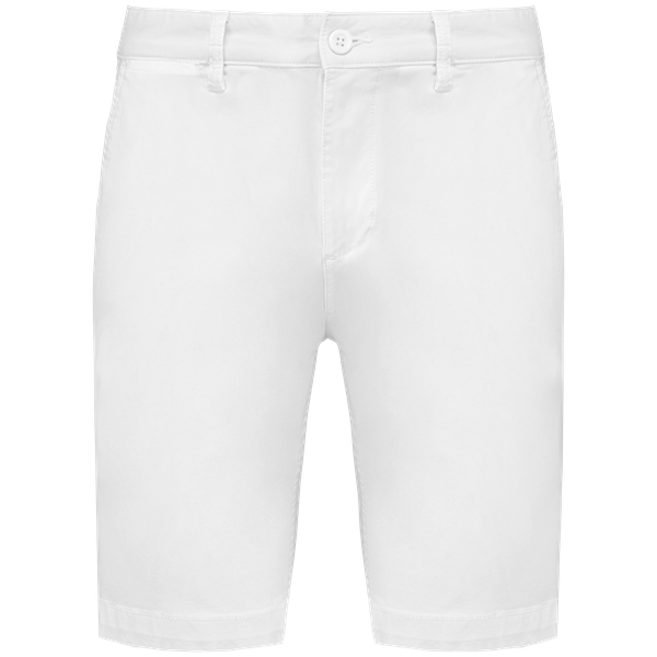 Bermuda chino homme White Kariban