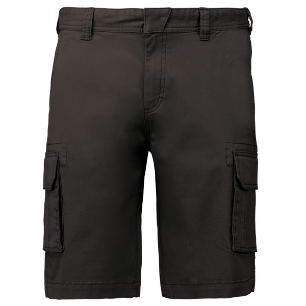 Bermuda multipoches homme Dark Grey Kariban