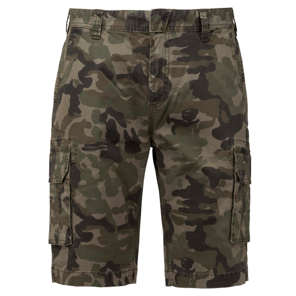 Bermuda multipoches homme Olive Camouflage Kariban