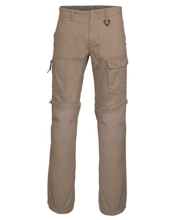 Pantalon 2 en 1 multipoches homme Dark Beige Kariban