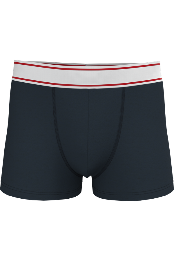 Boxer Navy / White / Red Stripes Kariban
