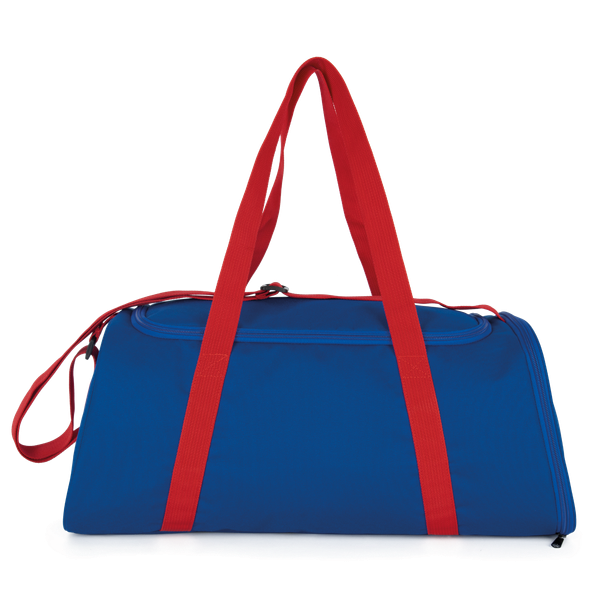 Sac de sport avec compartiment pour chaussures Royal Blue / Red Kimood