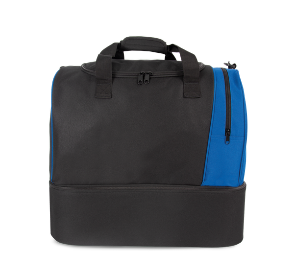 Sac de sport avec fond rigide Black / Royal Blue Kimood