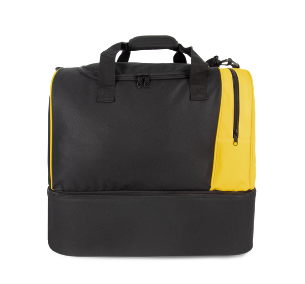 Sac de sport avec fond rigide Black / Yellow Kimood