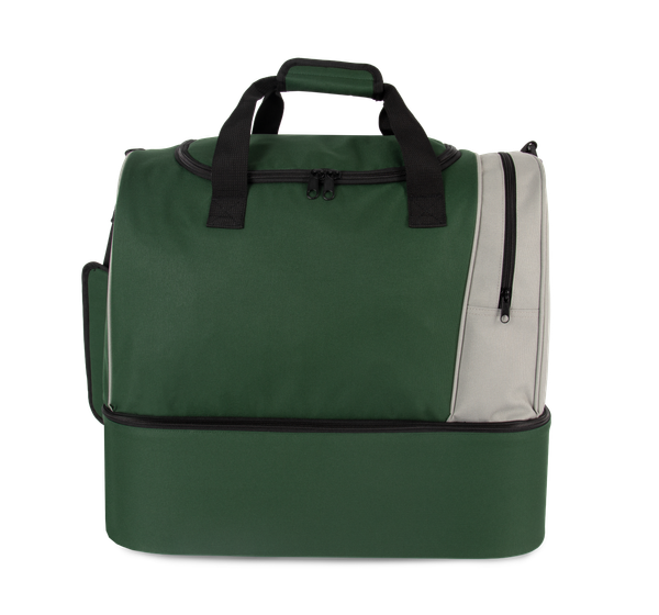 Sac de sport avec fond rigide Forest Green / Light Grey Kimood