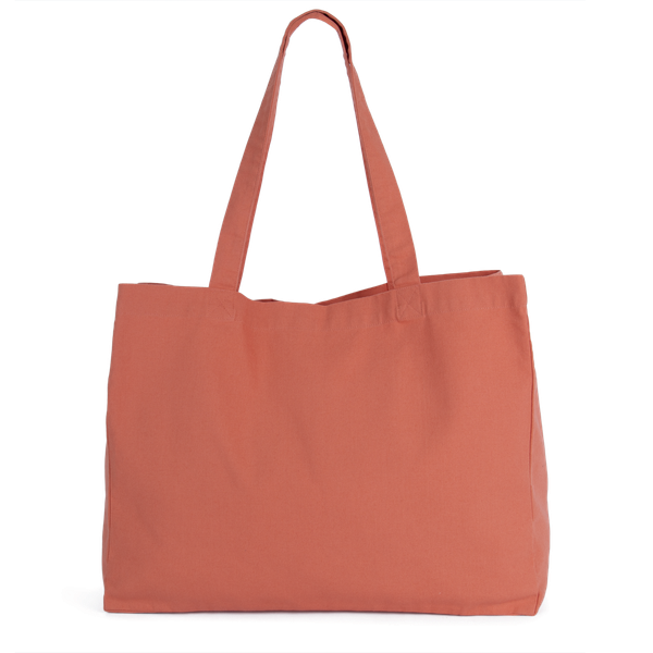 Sac shopping Washed Tawny Orange Kimood
