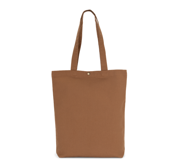 Sac shopping délavé en coton Washed Cinnamon Kimood
