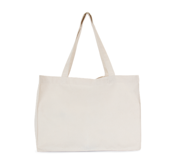 Grand sac shopping en coton recyclé Ecume Kimood