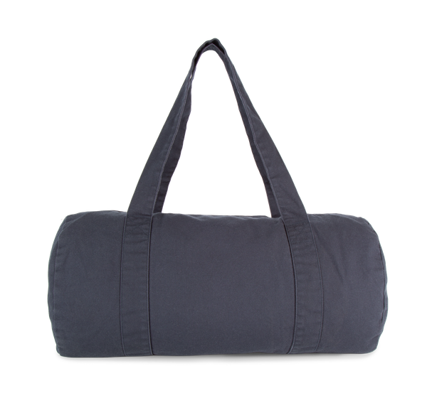 Sac polochon en coton biologique Washed Navy Kimood