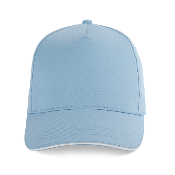 CASQUETTE SANDWICH CONTRASTÉ - 5 PANNEAUX Sky Blue / White K-up