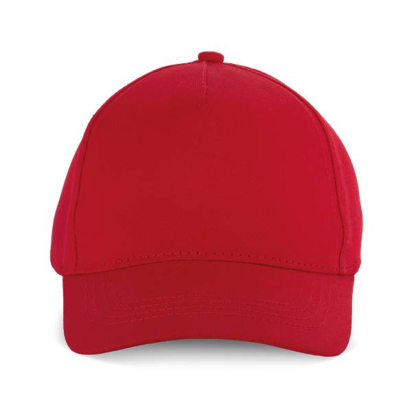 CASQUETTE ENFANT EN COTON - 5 PANNEAUX Cherry Red K-up