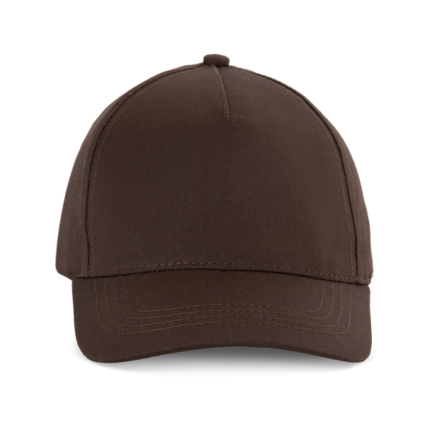 CASQUETTE ENFANT EN COTON - 5 PANNEAUX Chocolate K-up